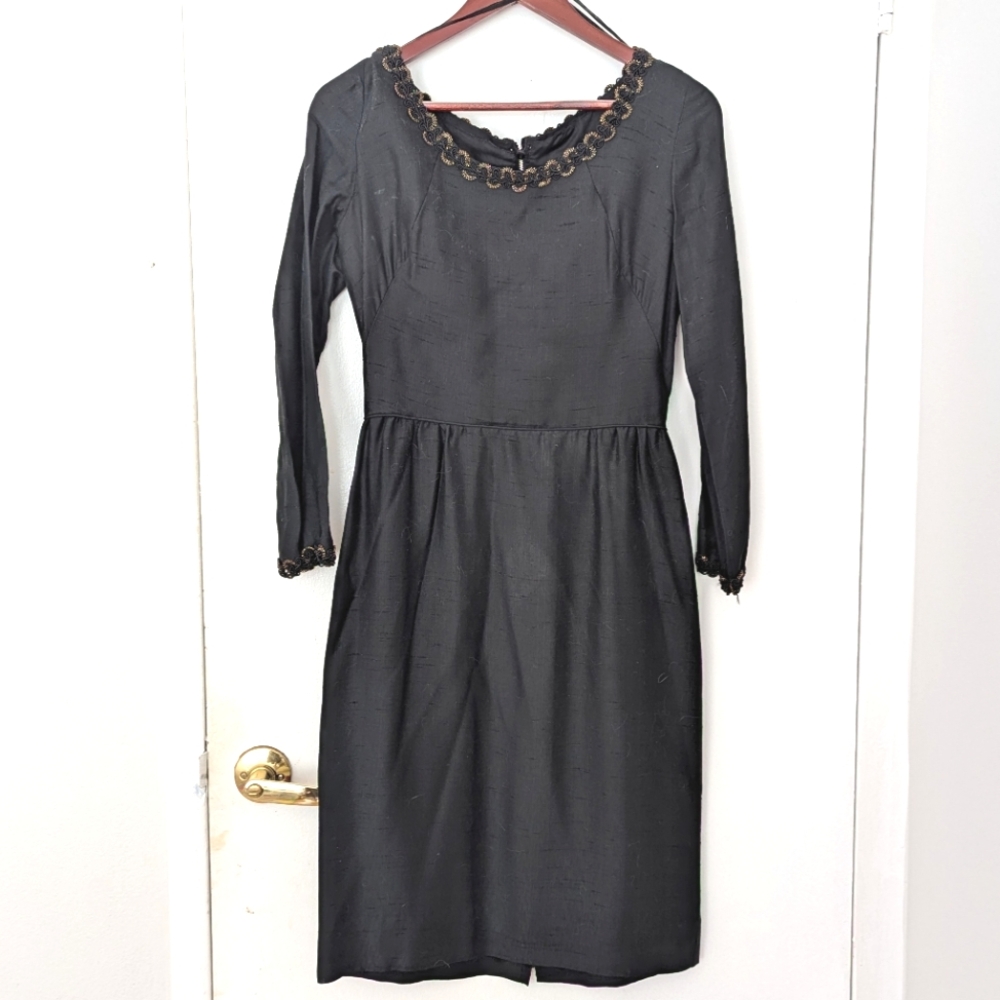 Vintage Raw Silk Dress